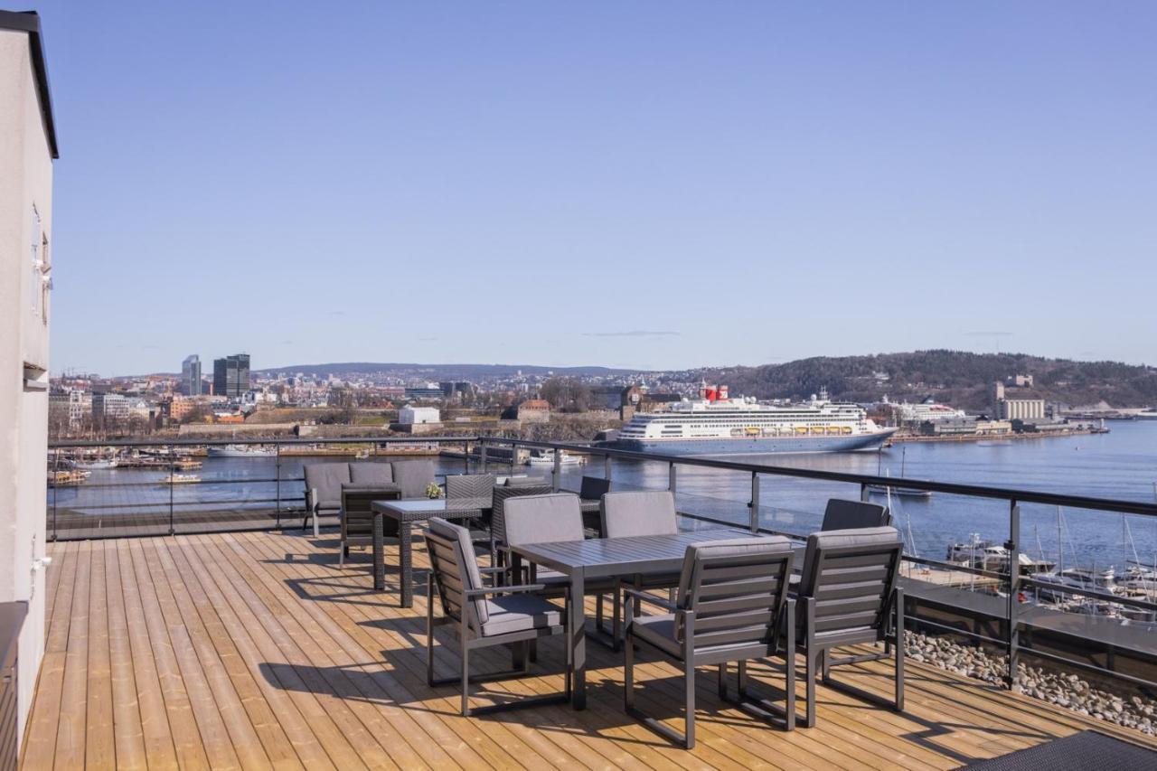 Tjuvholmen / Aker Brygge - Most Expensive Area In Oslo! Apartment Luaran gambar